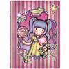 SANTORO Safta - Taccuino con copertina rigida con elastico Gorjuss Fairground First Prize 24,8 x 9 x 33,4 cm, multicolore (812GJ14)