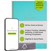 Rocketbook Fusion Quaderno Appunti Digitale - Riutilizzabile Taccuino Digitali A5 A Spirale Agenda, Giornaliera, Planner Settimanale, Penna Cancellabile Pilot Frixion Inclusi, Gadget Tecnologici