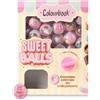 Colourbook Luna Park - Distributore Automatico Gomme da Cancellare, 40+40 Palline, Soggetti da Collezione, Sweet Balls
