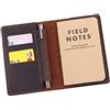 Fasjosma Moleskine Cahier - Copertina in pelle per quaderno, realizzata a mano, con portapenne, adatta per notebook tascabili da 8,9 x 14 cm, colore: caffè