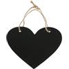 Veemoon Lavagna Cuore Legno Da Appendere Chalkboard Con Corda Jute Per Decorazioni Matrimonio Feste E Crafting