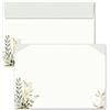 Paper-Media 25 buste RAMI VERDI Fiori & Petali DIN C6 (162x114 mm)