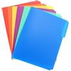 OSALADI Organizer Documenti A4 Colore Casuale per Ufficio e Scuola 6 Pezzi in Plastica Clip Interna, Cartelle Portadocumenti Facili da Trasportare