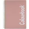 Colourbook Quadernone Grande Spiralato a Quadretti Matematica Scuola Superiore Universita 150 Fogli 300 Pagine Carta Heavy Fiber 100g 4 Fori Microperforato Wild