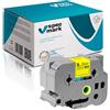 specmark Nastro TZe-C61 36mm x 5m Nastro fluorescente nero su giallo compatibile con la stampante Brother PT P-touch AZe-C61 EZe-C61 TZ-C61 TZ2-C61