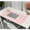 YSPZDQ Tappetino Scrivania, Proteggi Scrivania con Protezione Bordi Impermeabile Antiscivolo, Sottomano in Pelle PU per Ufficio Casa Commerciale e Studio(Pink,35 x 60cm)