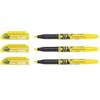 PILOT Evidenziatore FriXion Light, tratto 3,8 mm, punta a scalpello, con clip, giallo