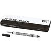 Montblanc 113777 Refill (M) per penne roller senza cappuccio, Mistery Black (nero) - Ricariche di alta qualitá, punta media, 1 Refill