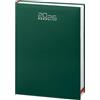 Buffetti. AGENDA 2026 GIORNALIERA F.TO A4 21 x 29,7 cm x ristoranti, parrucchieri, appuntamenti, SIMILPELLE verde + Omaggio penna a scatto e segnalibro