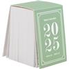 SHINEOFI Calendario da Tavolo in Miniatura Calendario a Strappo 2025 365 da Tavolo Giornaliero Flip in Piedi Promemoria Agenda Tascabile per Casa Ufficio