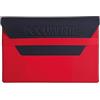 pubblienne Set Cartella Porta Documenti Auto Personalizzato con Logo o Scritta - Raccoglitore Portadocumenti per Auto Personalizzabile con Chiusura a Pattina - Elegante Resistente (Rosso, Personalizzato, 100)