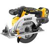 DEWALT DCS565P2 XR - Sega circolare senza spazzole, 18 V, 2 x 5,0 Ah, agli ioni di litio, nero-giallo
