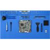 Kaisi Tappetino per saldatura, extra large, 70 x 40 cm, in silicone resistente al calore, per riparazioni elettroniche, telefono, orologio, laptop, saldatore BGA, colore: blu