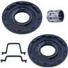 SRNPTBZIT Kit cuscinetto di tenuta manovella adatto for motosega H 445 445E 445Ii 450 450E 450Ii 450R 544108701 544109201