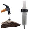 Generic Separatore per pietre metalliche, strumento per rompere la pietra, cuneo di roccia di granito | Strumento di estrazione di ferro per spessori e cunei, scalpello per calcestruzzo, marmo, granito,