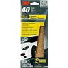 3M Carta vetrata, 03038, grana 40, 3 2/3 x 9, 5 fogli