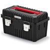 Kistenberg Cassetta degli attrezzi professionale in plastica, impugnatura comoda, capacità di carico fino a 30 kg, 585 x 360 x 337 mm