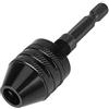 HERCHR Mandrino a 3 griffe con gambo esagonale da 0,8-8 mm, adattatori per trapano per cacciavite rapido per punta da trapano micro