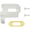 DORFEY Kit piastra di raffreddamento e guarnizione adatto for S-t-i-H=L TS410 TS420 TS480i TS500i 4238 141 3200 Guarnizione marmitta Piastra di raffreddamento Utensile elettrico da giardino