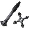 Generico Portable Ratchet Spanner Set - Anti Slip Ergonomic Wrench Tool, Heavy Duty Iron Drill Compatible | Multi Use Bike Repair Electronics Plumbing HVAC Installation DIY Industrial Workshop Equipment