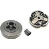 GTWSQQ Cuscinetto ad aghi for tamburo frizione 3/8 6T adatto for Zenoah tipo G3800 e cinese for parti di motoseghe tipo 3800 38cc(KIT)