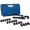 TEMCo Industrial TEMCo TH0006 - Kit Pressatrice Elettrica Crimpatrice per Cavi Elettrici Idraulici con 18 Set di Matrici 12 AWG - 00 (2/0) (5 US TON)