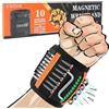 EWPJDK Braccialetto magnetico per tenere viti, punte da trapano, chiodi, regali per uomini, festa del papà, regali di Natale per papà, regali di compleanno per uomini, papà, gadget regalo per marito