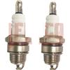 UYTGFO Fit For 43cc/47cc/49cc Mini Moto Quad Lawnmower Two Stroke Chainsaw Sparkplug 1/2/3/4PCS COPPER CORE Spark Plug Candle Replace BM6(2PCS)