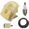 UYTGFO Adatto for motosega Dolmar PS-460 PS-510 PS-5100 PS-5100 S PS-5100 SH PS-5105 PS-5105 H 181173180 Filtro aria carburante Kit candela