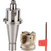 LIYJTK Portapinza NT40 FMB22 BAP400R 50 22 4T Inserti per fresatura CNC per fresa ad alta precisione (NT40-FMB22+50 disco lama+1604APMT grana 4)