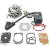 UYTGFO Adatto for Stihl MS180 MS170 MS 180 170 017 018 Motosega a gas Parti Attrezzi Carburatore Volano Bobina di accensione Cavo magnetico Kit candela(Type 4)