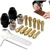 Generic Set di pinze per mandrino, pinze per mandrini a cambio rapido, accessori per utensili rotanti, gambo di ricambio in da 1/32-1/8 di pollice per ruote da taglio