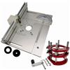 Generic Tavola Router Inserto Bordo In Lega di Alluminio Lavorazione Del Legno Fresatura Bordo Tagliatrice Intaglio Strumento Ausiliario Motore Sollevamento