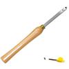 Generic Utensile Per Tornitura Del Legno Con Inserto In Carburo Di Tungsteno Ci4, Scalpello Diamantato, Manico In Faggio Ergonomico, Per Lavori Fai-da-te(Diamond Tip chisel)