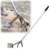 EGZASDI Estrattore per pali a T, Estrattore for pali con leva in acciaio 92-132 cm for recinzioni in legno e estrazione di radici alberi(132 cm (52 inch))