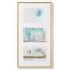 walther design Oro 3X 13x18 cm Galleria con passe-partout, Cornice in plastica New Lifestyle KV338G