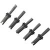 Oniissy Set di 5 cunei per spaccare pietre da 18 mm, strumenti manuali per rompere le rocce per spaccare granito, cemento, pietra dura, kit di scalpelli in acciaio di lunga durata