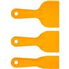 SENRISE Set di raschietti per stucco in plastica, 3 pezzi, spatola, raschietti per vernice, per rattoppare, decalcomanie, adesivi per rimuovere carta da parati (7,7 cm, 12,7 cm, 15,4 cm)