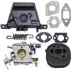 GTWSQQ Kit staffa filtro aria collettore di aspirazione carburatore for motosega MCCULLOCH MAC CAT 335 435 440 for parte di ricambio Walbro Carb
