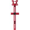 Sawhamale Lega di alluminio Router Fresatura Groove Staffa Della Lavorazione Del Legno Jig per Taglio Cerchio e Taglio Bordo Con Design Smontaggio Rapido Rosso Modello Regolare (A)