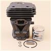 DORFEY Kit cilindro e pistone for motosega da 44 mm, adatto for H-u-s-q-v-a-r-n=a 445, 445e, 450, 450e, for Jonsered CS2250, CS2245 S, parti del motore, attrezzi da giardino