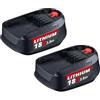 Udawfmk Batteria Agli Ioni Di Litio For Elettroutensile A Batteria Da 18 V 3,8 Ah, Compatibile Con Bosch PSB PSR(2pcs)