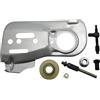 DORFEY Piastra guida catena adatta for H-u-s-q-v-a-r-n-=a 445 450 445E 450E Kit dado tenditore regolatore ingranaggio a vite senza fine pompa olio motosega 544094001