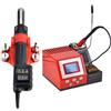 CCZRD Stazione Di Saldatura Con Pistola Termica, Set Saldatori, Micro Rilavorazione, Asciugacapelli Digitale LCD, Strumenti Riparazione For BGA IC Riscaldamento rapido