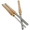 XUANSHIYA 3 pezzi HSS sgorbia sgorbia tornio scalpello utensile for tornitura del legno, 1/4 pollice 3/8 pollice 1/2 pollice flauto a forma di V lavorazione del legno mandrino sgrossatura scalpelli for tornitur