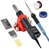 CCZRD Pistola Ad Aria Calda Tutto In Uno 750W Micro Stazione Di Saldatura LED Asciugacapelli Digitale For Strumenti Riparazione BGA Riscaldamento rapido(8208 908KIT)