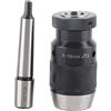 Baxnore JT3‑MT2 Mandrino da trapano da 1 a 16 mm, Mandrino per trapano con attacco a codolo cilindrico, Mandrino per trapano senza chiave, Mandrino per punta da trapano
