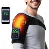Huiteng XR Massaggiatore per spalle, 7 modalità di calore e 3 di massaggi | Riscaldamento rapido in grafene, timer a 3 livelli, controllo tramite app e touch, batteria da 5000 mAh per casa e ufficio