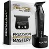 Cocco Veloce Pro Trimmer Matte Black - tagliacapelli rifinitore | Motore BLDC brushless ad alta coppia, senza fili, design interamente in metallo, batteria agli ioni di litio