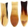 FRCOLOR 9pezzi Raschietto Per Massaggio Forma Di Pesce Corno Di Bue Strumenti Per Gua Sha Naturali Per Massaggio Corpo e Viso Facili Da Trasportare Per Uso Professionale e Personale
